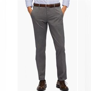 Bonobos Weekday Warrior Stretch Flat Front Pants in‎ Friday Grey Size 34 x 32